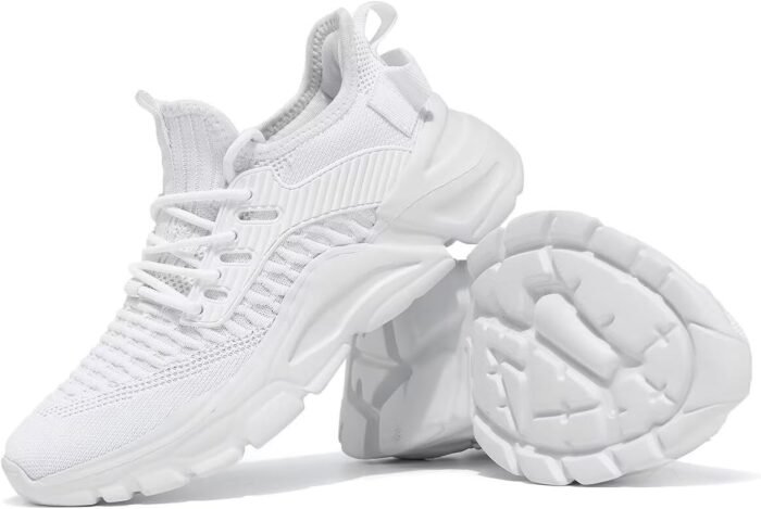 Womens Running Tennis Shoes Slip on Ladies Walking Fashion Athletic Sneakers Work Gym Comfort Lightweight Mesh Soft Sole - Image 6