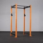 Titan Fitness X-3 Series 80" Orange Bolt-Down Power Rack, 36" Depth, Rackable 1650 LB Cage, 1.25" and 2" Pull Up Bars, Standard J-Hooks, Weight Plate Holders, Weightlifting and Strength Training - Image 3