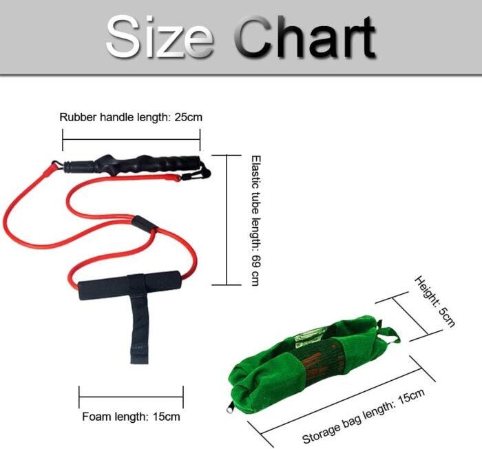KIKIGOAL Golf Exerciser Resistance Bands Exercise Fitness or Pilates Workout Gym Sports Swing Cord - Image 5