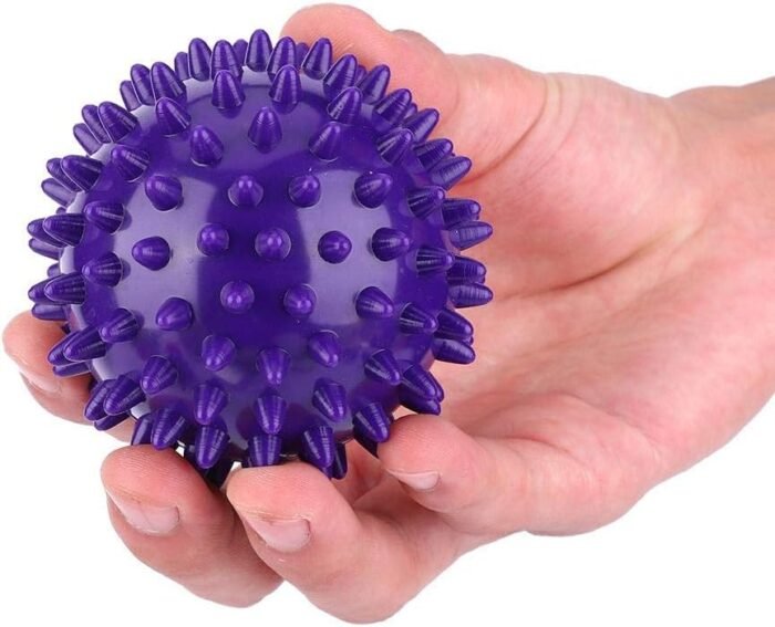 ZJchao Spiky Massage Balls, 7.5cm/9cm Muscle Soreness Massager Ball, Spiky for Deep Tissue Back Massage, Rubber Balls for Pain Relief & Plantar Fasciitis(5#) - Image 10