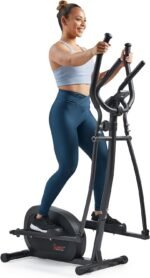 Sunny Health & Fitness Smart Upright Elliptical w/Pulse Sensor Built-in, Indoor Full-Body Cross-Training & Cardio Exercise Machine for Home, Free SunnyFit App Connection, Optional Long Stride Length - Image 2