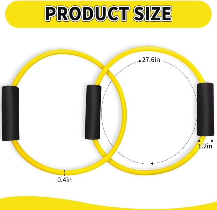 Barre Double Tube Resistance Band Barre Workout Equipment Rubber Resistance Tubes Pure Barre Band for Travel Home Pilates Exercise - Image 3