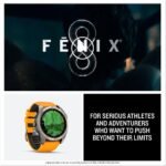 Garmin fēnix® 8 – 51 mm, AMOLED, Sapphire, Premium Multisport GPS Smartwatch, Long-Lasting Battery Life, Dive-Rated, Built-in LED Flashlight, Titanium with Spark Orange/Graphite Band - Image 10