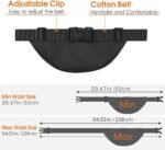 Large Fanny Pack for Women Men - Syican Waist bag with 3-Zipper Pockets, Gifts for Enjoy Sports Traveling Workout Casual Hands-Free crossbody bags Fits MAX 7.9'' iPad & 6.6'' Phone - Image 6