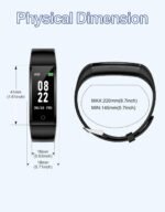 GRV Fitness Tracker Non Bluetooth Fitness Watch No App No Phone Required Waterproof Pedometer Watch with Steps Calories Counter Sleep Tracker for Men Women Parents - Image 9