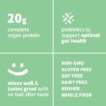 Sprout Living Epic Protein, Plant Based Protein & Superfoods Powder, Vanilla Lucuma Powder | 20 Grams Organic Protein Powder, Vegan, Non Dairy, Non-GMO, Gluten Free, Low Sugar (1 Pound, 12 Servings) - Image 4