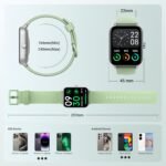 Gydom Smart Watch for Men Women, Alexa Built-in, 1.8" Smartwatch with Heart Rate/SpO2/Sleep Monitor, IP68 Waterproof Fitness Tracker, Bluetooth Call (Answer/Make) for Android iPhone, 105+ Sport Mode - Image 8