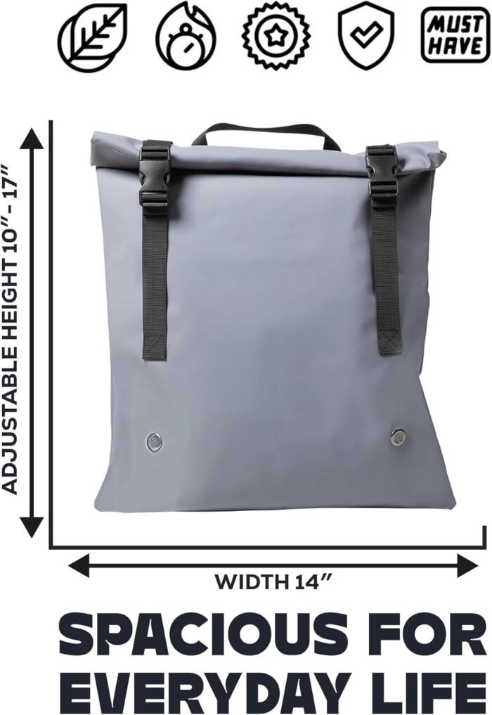 Versatile Water-resistant Shoe & Gym Bag – Travel-Ready, Washable TPU Storage with Vent, Fits up to Men’s 13 - Image 5