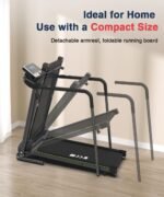 Redliro Walking Treadmill for Senior with Long Handrail, 300 lbs Capacity, Recovery Fitness Exercise Machine Foldable Treadmills for Home with Holder LCD Display, Holder for Phone & Cup - Image 6