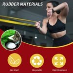 WHATAFIT Resistance Bands, Pull Up Assistance Bands, Exercise Bands, Workout Bands Set for Men and Women Home Fitness, Body Stretching, Strength Training, Physical Therapy - Image 5