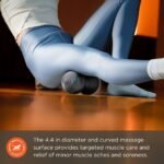 Tiger Tail Tiger Ball Large 8-Inch Long by 4.4-Inch High Peanut Foam Roller Double Ball: Self-Help Body Massage Tool for Trigger Points and Muscle Knots - Image 6