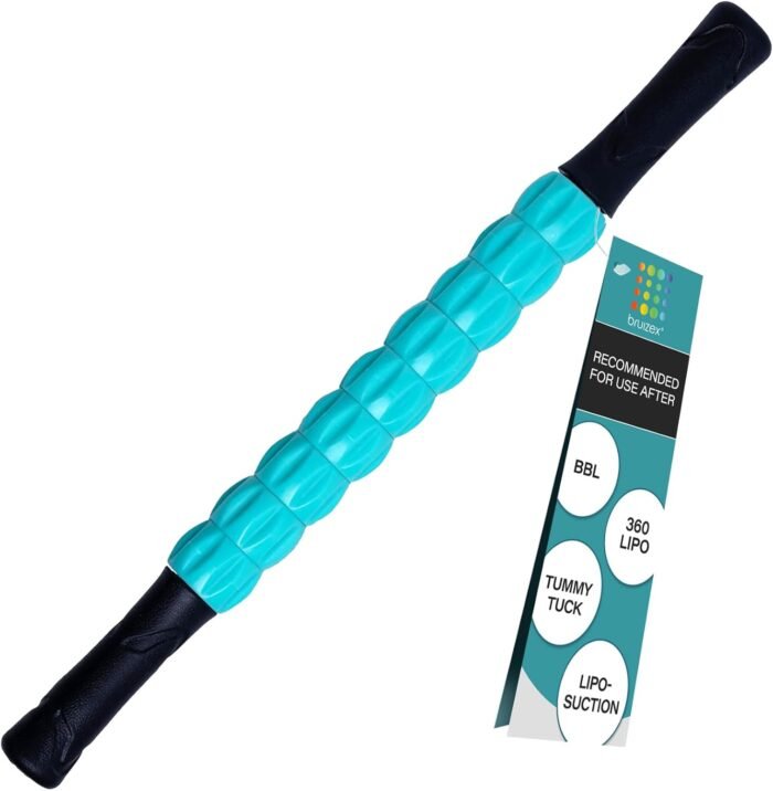 Lymphatic Drainage Massage Roller Stick for Post Liposuction & Fibrosis Treatment, Surgery Recovery 360 Lipo, Tummy Tuck & BBL, Lipo Foam, Compression Garment, Faja Compatible - Image 2