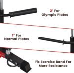 Wall Mounted Cable Station, Multi-Functional Upper Body Weight Machine, LAT Pulldown with 17 Positions Dual Pulley System, Space Efficient Home Gym Equipment - Image 3