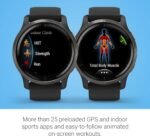 Garmin Venu 2, GPS Smartwatch with Advanced Health Monitoring and Fitness Features, Slate Bezel with Black Case and Silicone Band , 27.9 mm (Renewed) - Image 5
