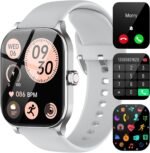 Smart Watch(Answer/Make Call), 2.01" HD Smartwatch for Women Men, Fitness Tracker with 100+ Sport Modes, IP68 Waterproof, Heart Rate/Sleep/Spo2 Monitor, Activity Tracker for Android and iPhone - Image 2