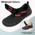 LeIsfIt Mens Walking Shoes Wide Diabetic Shoes Adjustable Barefoot Shoes Breathable Zero Drop Shoes Wide Width Arthritis Edema Shoes - Image 4