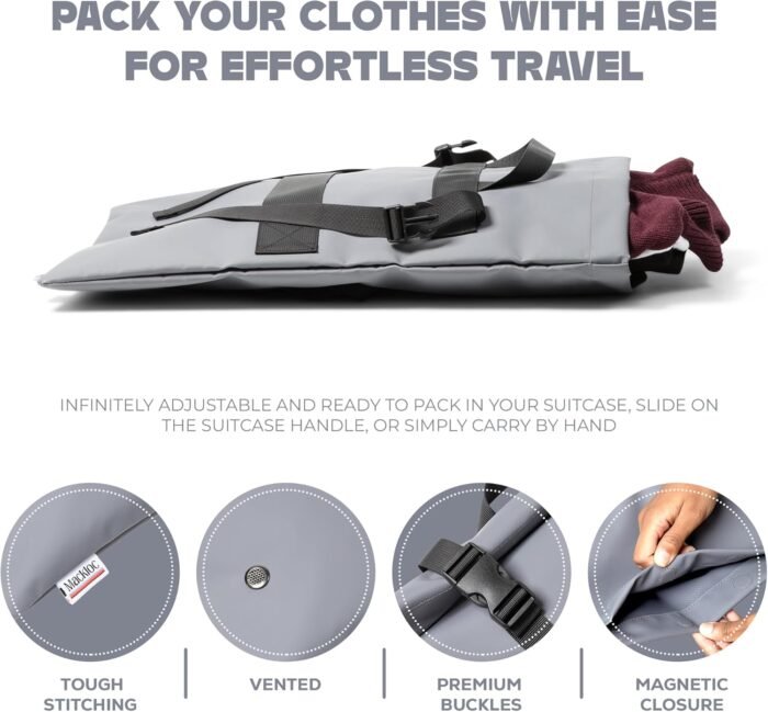 Versatile Water-resistant Shoe & Gym Bag – Travel-Ready, Washable TPU Storage with Vent, Fits up to Men’s 13 - Image 4
