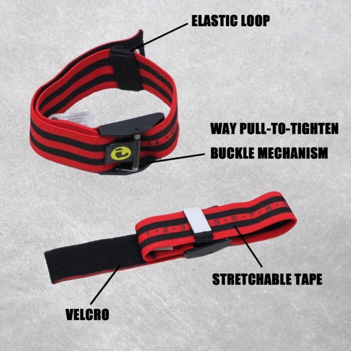 Blood Flow Restriction Bands for Women & Men, Booty Bands for Buttock Building, Occlusion Training Straps for Glutes, HIPS & Legs to Increase Muscle Mass, Fitness Resistance Bands for Home Workouts - Image 3