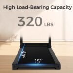 Treadmills for Home, Compact Treadmill with Handles, 3.0HP Electric Walking Pad Treadmill with Removable Desk Workstation & LED Display, Running Machine for Home Office with 320 LBS Capacity - Image 7
