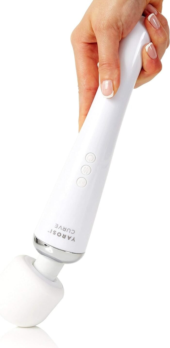 Yarosi Cordless Curve Therapeutic Device - 8 Powerful Speeds and 20 Patterns - for Muscle Aches and Sports Recovery - Rechargeable - Travel Friendly - White - Image 3
