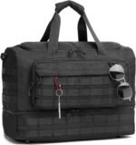 Travel Bag for Men,Military Tactical Gym Duffle Bag with Shoe Compartment Tactical Duffle Bags for Travel Carry on Bag Weekender Overnight Sport Duffel Range Bag for Workout-Black - Image 2
