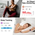 Smart Watch for Women, 1.91"HD Smartwatch (Answer/Make Call), 2025 Fitness Activity Trackers Heart Rate/Sleep Monitor/SpO2, Pedomete IP68 Waterproof,110+ Sport Mode, Watches Women for Android iOS Pink - Image 6