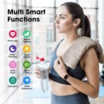Fitness Tracker Watch with Heart Rate Monitor, Large Screen Activity Tracker with Pedometer, Sleep Monitor, Calories & Step Counter, 5ATM Waterproof Smart Watch for Women Men Fitness Watch for Sports - Image 3
