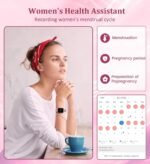 1.83'' Smart Watch for Women with Bluetooth Call (Answer/Dial), Activity Fitness Tracker with 100+ Sport Modes Heart Rate/Sleep Monitor Pedometer, Women Smartwatches Compatible Android Phone iPhone - Image 7