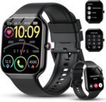 Smart Watch for Men Women, 1.96" Smartwatch (Answer/Make Call), IP68 Waterproof Fitness Tracker, 100+ Sport Modes, Heart Rate and Sleep Monitor, Pedometer, Smartwatches for Android iOS - Image 2