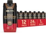 Optimum Nutrition Gold Standard Protein Shake, 24g Protein, Ready to Drink Protein Drinks, Chocolate, 11 Fl Oz, 12 Count (Pack of 1) (Packaging May Vary) - Image 2
