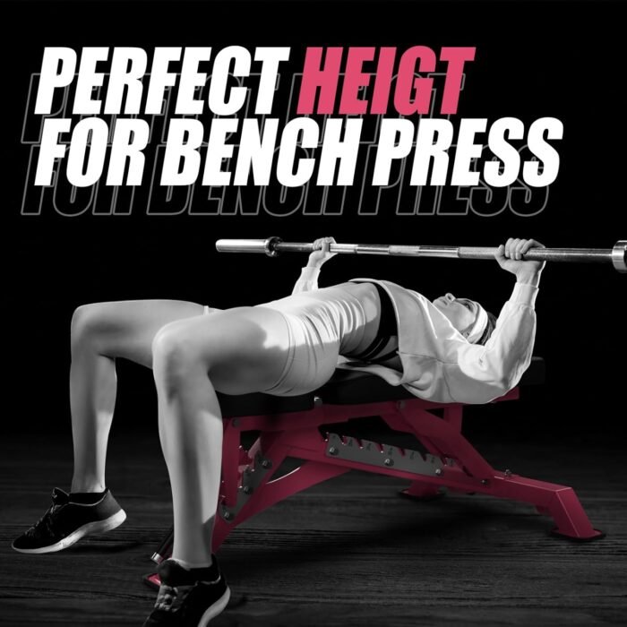 RITFIT Adjustable Weight Bench with Multiple Back Positions for Full Body Workouts, Incline, Decline, and Flat Settings for Home Gym Strength Training, 1300LB Capacity - Image 9