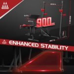 OPPSDECOR 900LBS Weight Bench Set with Squat Rack Preacher Curl Weight Bench with Leg Extension Bench Press Set Workout Bench for Home Gym Full Body Workout - Image 6