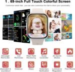 Smart Watch, 2023 Fitness Tracker Watch for Men Women, 1.69'' Touch Smartwatch Fitness Watch with Heart Rate Monitor/Pedometer/Sleep Monitor, 25 Sports IP68 Waterproof Activity Tracker for Android iOS - Image 3
