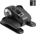 Under Desk Elliptical Machine, Electric Seated Pedal Exerciser, Mini Ellipse Leg Exerciser with Remoter, 12 Level Speeds, Forward & Reverse Direction, Manual & Auto Mode for Home Office - Image 2