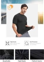5 Pack Men’s Compression Shirts Short Sleeve Cool Dry Sports Athletic Workout Base Layer Undershirt T-Shirt Tops - Image 5