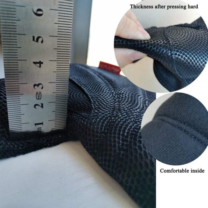 Workout Gloves for Men Ventilated Leather Weightlifting Gloves, Double-Layer Anti-Slip Palm with Foam Padding for Superior Grip and Hand Protection - Image 4