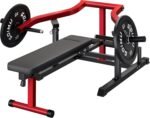 Chest Press Machine, Weight Bench Press Machine with Independent Converging Arms, Adjustable Flat Incline Bench Press for Chest, AB Workout Home Gym Equipment - Image 2