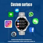 Smart Watch for Android Phones,Fitness Tracking smartwatch with Answer/Make Calls, Sports Compatible with Heart Rate Stress and Sleep for Dad Smart Watch (Green) - Image 8