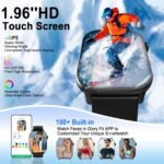 Smart Watch(Answer/Make Call), 1.96" HD Smartwatch for Men Women, 2025 New Fitness Watch with 100+ Sport Modes, Heart Rate/Sleep/SpO2/Calories Monitor, IP68 Waterproof Activity Tracker for Android iOS - Image 3