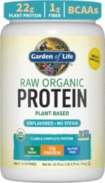 Garden of Life Organic Vegan Protein Powder, Plant Based & BCAAs, Organic Protein Powder with Probiotics & Enzymes, Non-GMO, Gluten-Free Lactose Free 1.2 LB - Image 2