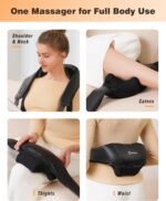 Neck and Shoulder Massager with Heat, Cordless Back and Neck Massager, FSA HSA Eligible, Upgraded Graphene Heating, 4D Shiatsu Deep Kneading Massage for Shoulder, Back, Lumbar, Leg, Gifts for Dad, Man - Image 6