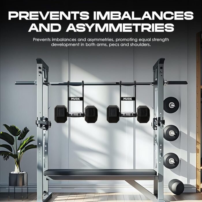 MVRK Dumbbell Spotter Hooks Hanger - Heavy Power Dumbbells Rack Attachments for Dumbbell Bench Press Hold Up 250LB - Image 4