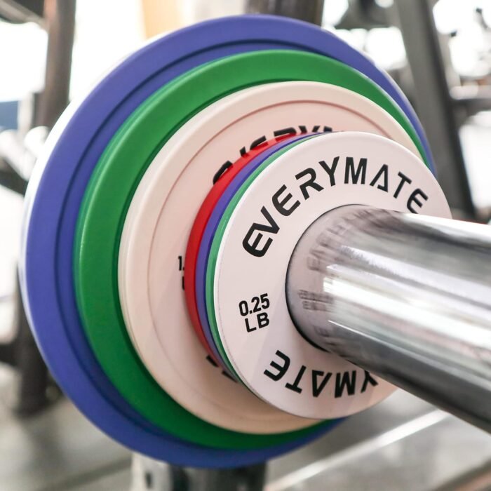 Fractional Micro Weight Plates Set of 8 Weight Plate Pair of 0.25LB 0.5LB 0.75LB 1 LB for Olympic Barbells for Strength Training Micro Plates Weight Plate - Image 4