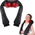 Shiatsu Neck and Back Massager, Neck Massager with Heat for Pain Relief Deep Tissue 4D Kneading Shoulder Massager Pillow for Whole Body Relaxation, Gifts for Mom Dad Women Men, Not Cordless - Image 2