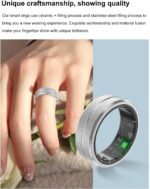 Smart Fitness Tracker for Men and Women, Heart Rate & Blood Oxygen Monitor & Sleep Monitoring, Remote Selfie Control, Waterproof Wearable Smart Ring (8) - Image 9