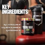 REDCON1 Non Stim & Caffeine Free Pre Workout Powder for Women & Men - Total War Pump - with L-Citrulline, Beta Alanine & More - Workout at Any Time of Day - Watermelon Slushy (10.72 oz) - Image 6