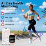 Smart Watch for Women, 1.91"HD Smartwatch (Answer/Make Call), 2025 Fitness Activity Trackers Heart Rate/Sleep Monitor/SpO2, Pedomete IP68 Waterproof,110+ Sport Mode, Watches Women for Android iOS Pink - Image 8