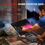 MERACH Magnetic Exercise Bike, Indoor Cycling Bike with Self-Developed App, 350 lbs Weight Capacity & 40 lbs Flywheel, Stationary Bike for Home Gym Fitness - Image 3
