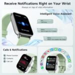 Gydom Smart Watch for Men Women, Alexa Built-in, 1.8" Smartwatch with Heart Rate/SpO2/Sleep Monitor, IP68 Waterproof Fitness Tracker, Bluetooth Call (Answer/Make) for Android iPhone, 105+ Sport Mode - Image 3