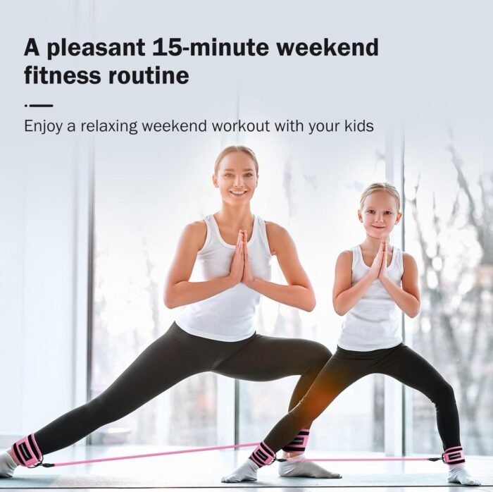 Ankle Resistance Bands,Ankle Weights,Glute & Lower Body Exercises Equipment,Pilates Equipment for Ankle,Workout Sets for Women,Resistance Bands for Working Out,Exercise Bands for Butt Lift - Image 7